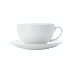 Maxwell and Williams White Basics 300ml Cappuccino Cup And Saucer
