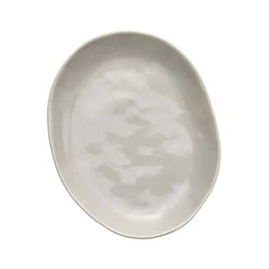 Murmur Stoneware Small Platter Grey