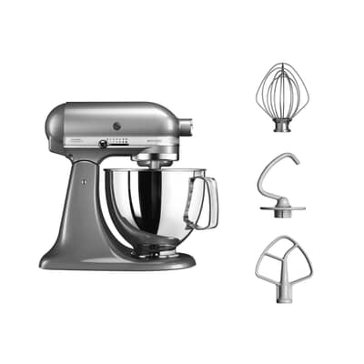 KitchenAid Artisan Mixer 4.8L Contour Silver Grade A RET-5KSM125BCU