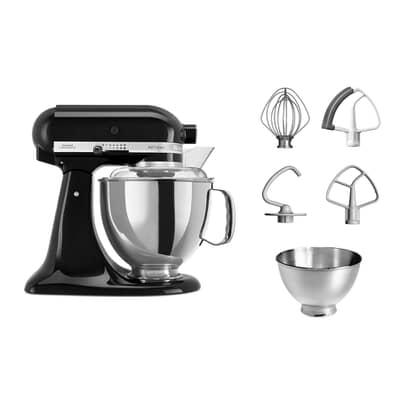 KitchenAid Artisan Mixer 4.8L Onyx Black Grade A RET-5KSM175PSBOB