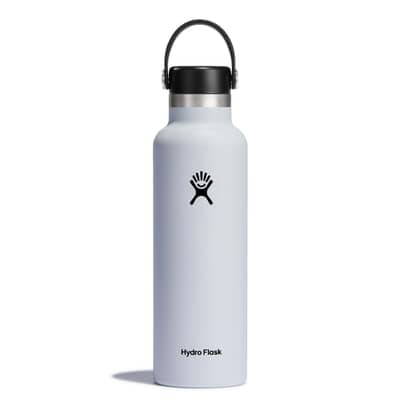 HydroFlask 21oz S/S Water Bottle with Flex Cap White