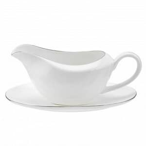 Serendipity Platinum - Sauce Boat And Stand