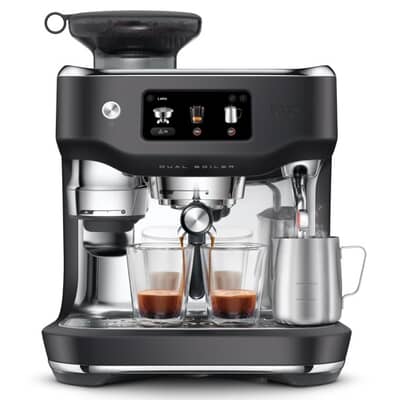Sage the Oracle Dual Boiler Coffee Machine Black Truffle