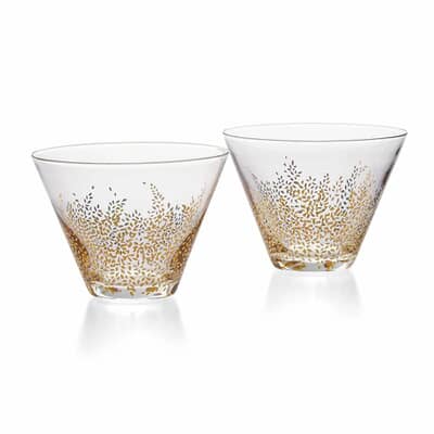 Sara Miller Chelsea Collection - Glass Bowls Set Of 2