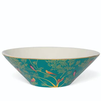 Sara Miller Chelsea Collection - Large Salad Bowl Green