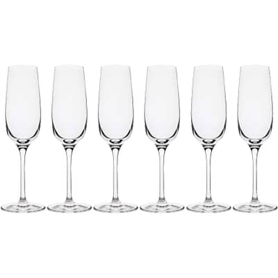 Dartington Drink Champagne Flute - 6 Pack
