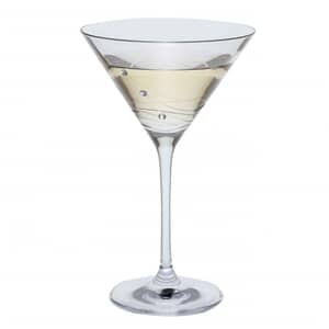 Dartington Glitz Martini Glass Single
