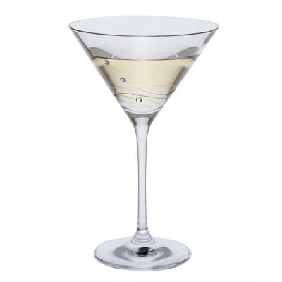 Dartington Glitz Martini Glass Single