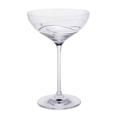 Dartington Glitz Cocktail Saucer Glass Single