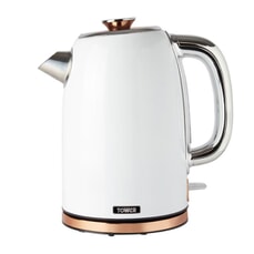 Tower 1.7L Stainless Steel Kettle White