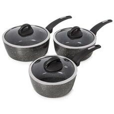Tower Forged 3 Piece Pan Set Graphite