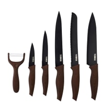 Tower 6 Piece Knife Set With Wood