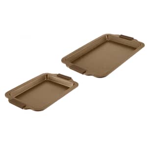 Tower 2 Piece Baking Tray Set Gold