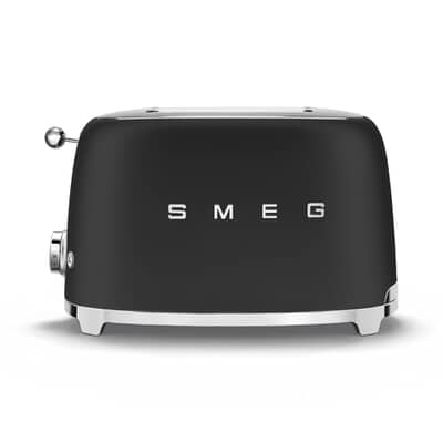 Smeg 2 Slice Toaster Matte Black