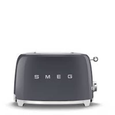 Smeg 2 Slice Toaster Slate Grey
