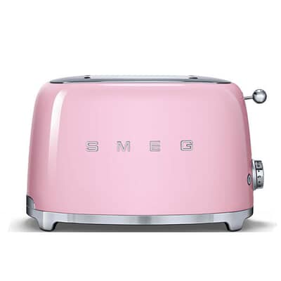 Smeg 2 Slice Toaster Pink