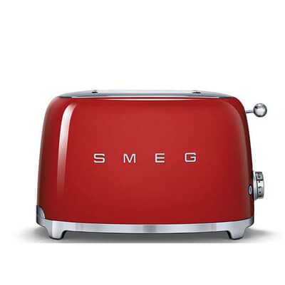 Smeg 2 Slice Toaster Red