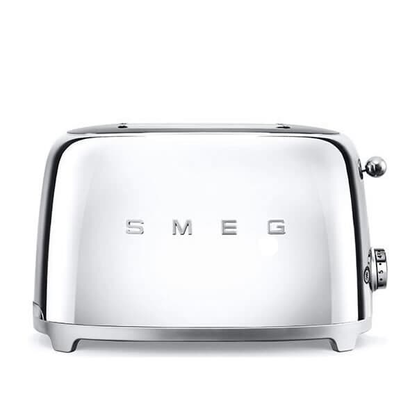 Smeg 2 Slice Toaster Polished Stainless Steel