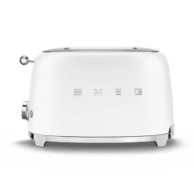 Smeg 2 Slice Toaster Matte White