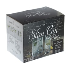 Dartington Party Pack Set Of 6 Slim Gin Glasses