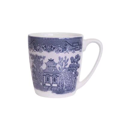 Churchill Blue Willow Acorn Mug