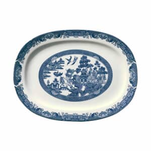 Blue Willow - Oval Platter 47cm