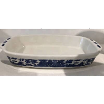 Churchill Blue Willow Rectangle Baking Dish 29.5cm