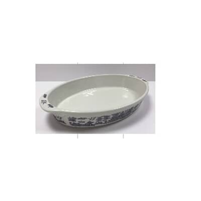 Churchill Blue Willow Oval Dish 38cm
