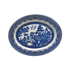 Blue Willow - Oval Dish 31cm