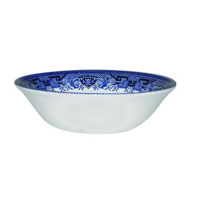 Churchill Blue Willow Oatmeal Bowl