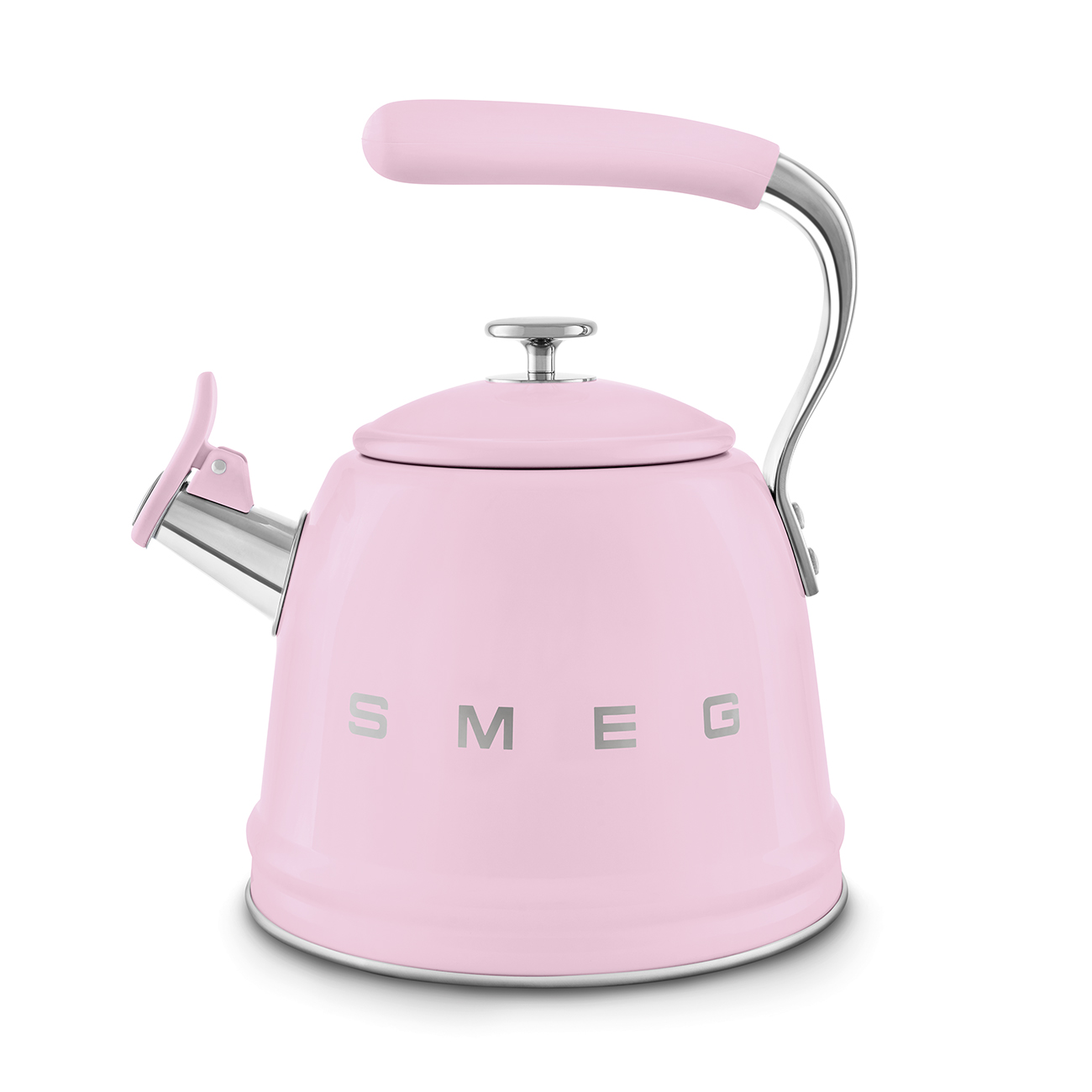 Smeg WKF01PK Whistling Kettle Pink