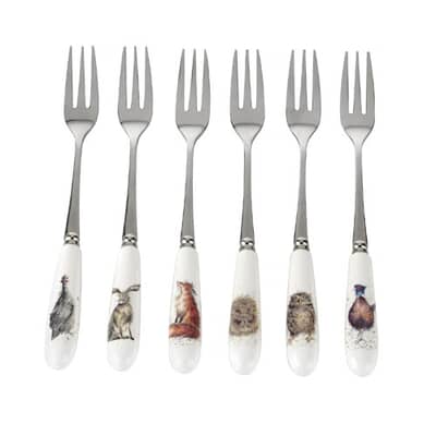 Wrendale Pastry Forks Set Of 6