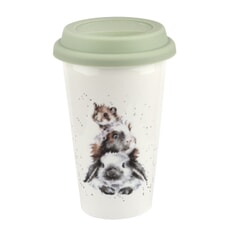 Wrendale Piggy In The Middle Travel Mug