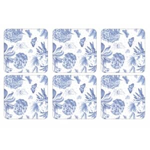 Portmeirion Botanic Blue - Coasters Set Of 6