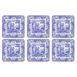 Spode Blue Italian - Coasters Set Of 6