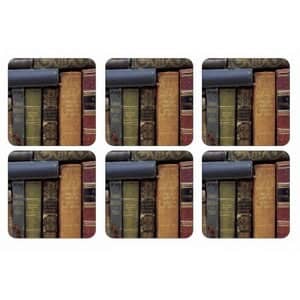 Portmeirion Pimpernel - Archive Books Coasters Set Of 6