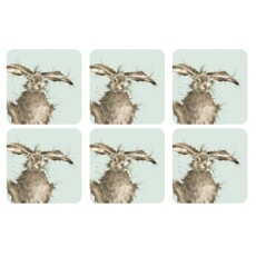 Wrendale Hare Brained Coasters Set Of 6