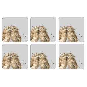 Wrendale The Twits (Owl) Coasters Set Of 6