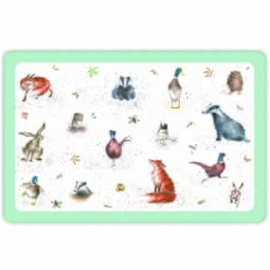Wrendale Country Animals Plastic Pet Placemat