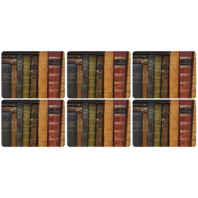 Portmeirion Pimpernel - Archive Books Placemats Set Of 6