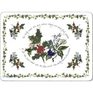 Portmeirion Holly and Ivy - Large Placemats Set Of 4