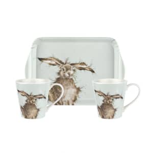 Wrendale Hare Brained Mug And Tray Set