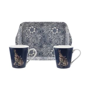 Portmeirion Pimpernel - Morris And Co Wightwick Mug And Tray Set