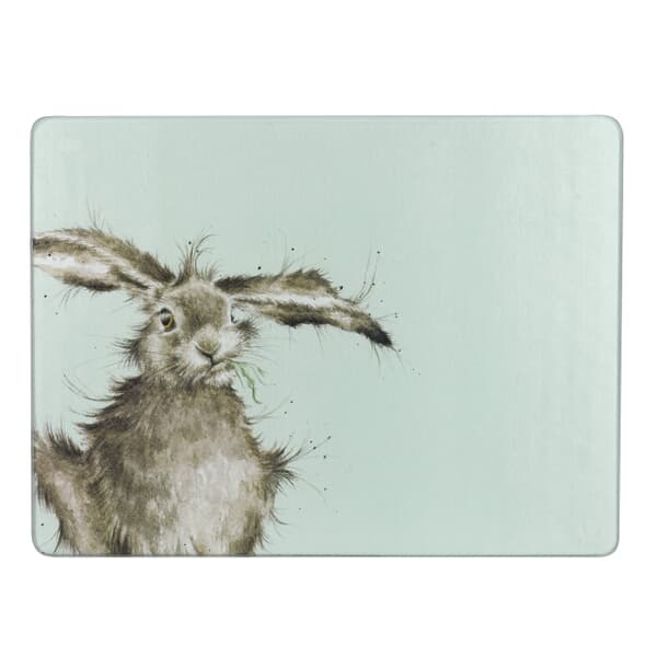 Wrendale Hare Brained Glass Worktop Saver