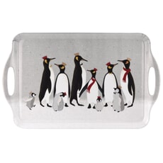 Sara Miller Penguin Christmas Collection - Large Handled Tray