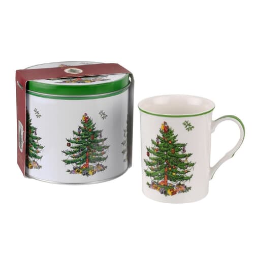 Spode Christmas Tree - Mug And Tin Set