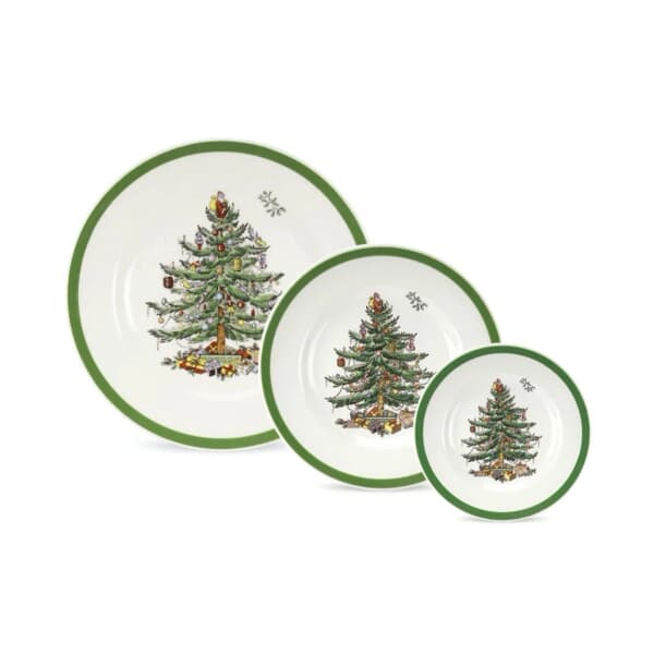 Spode Christmas Tree - 12 Piece Plate Set