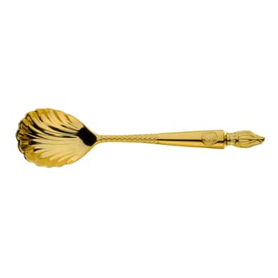 Arthur Price Clive Christian Empire Flame All Gold - Caviar Spoon
