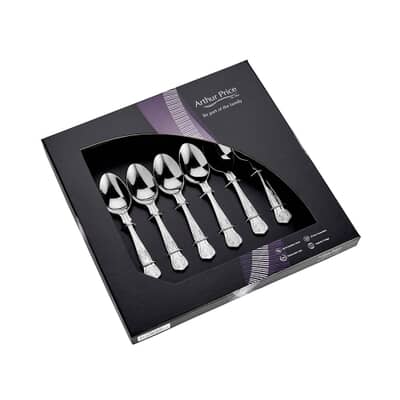 Arthur Price Kings Box Of 6 Tea Spoons