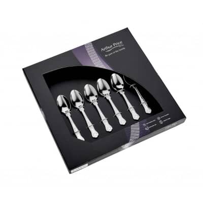 Arthur Price Kings Box Of 6 Coffee Spoons
